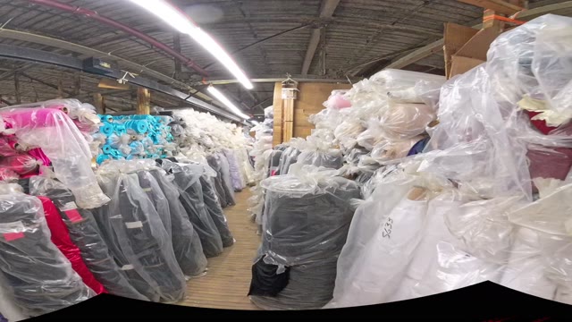 360 degree view: Satin, nylon, polyester, raschel & tricot spandex